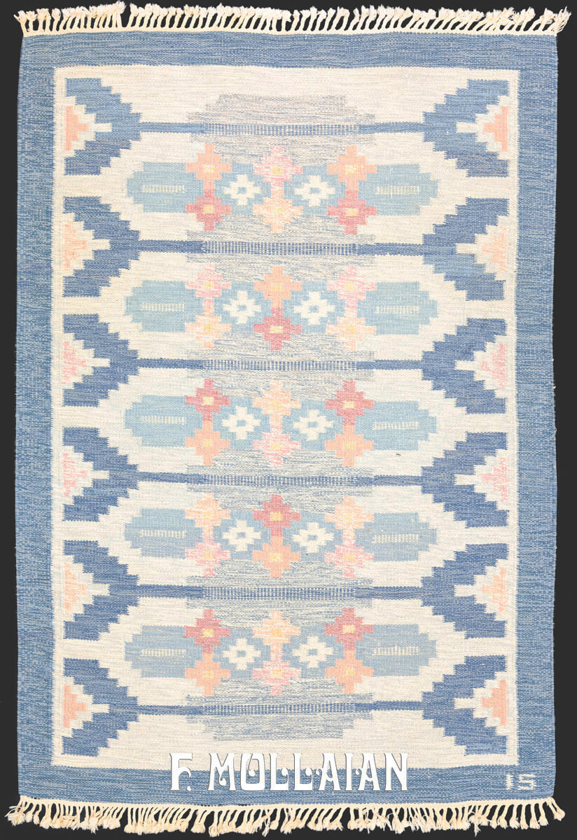 Scandinavian Rug Kilim Rollakan (206x142 cm)